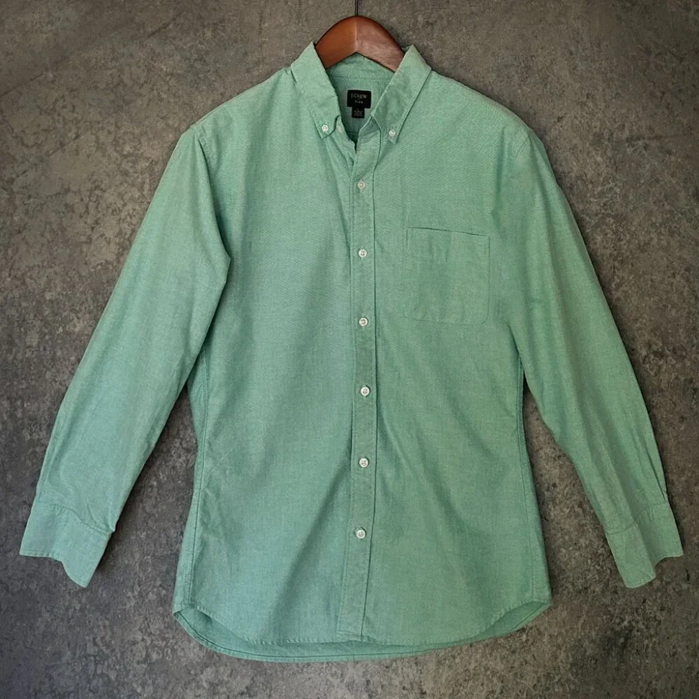 J. Crew Flex Men's Long-Sleeve Shirt, Size Slim L (16-16.5)